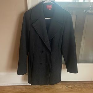 Esprit pea coat, grey.